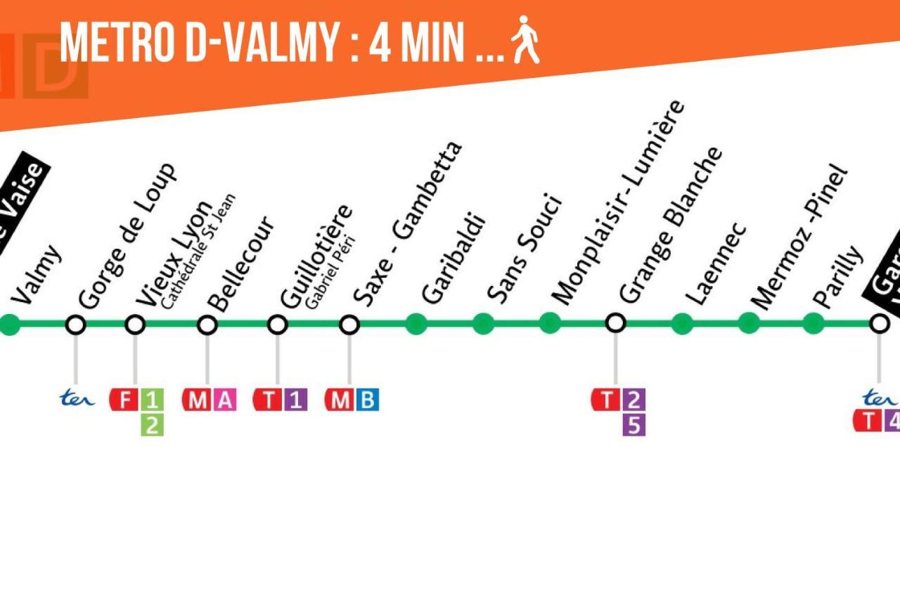 Апартаменты Le 9Eme- Metro Valmy-HomaЛион Экстерьер фото
